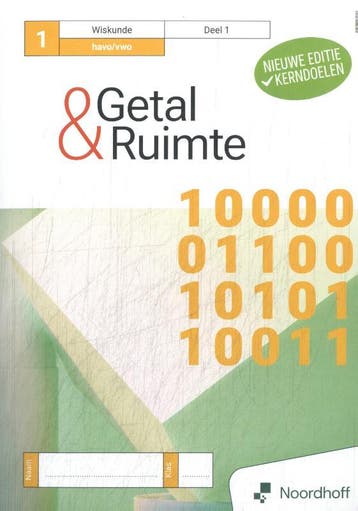 Getal  Ruimte havovwo deel 1 Leerboek 1 9789001065324, Boeken, Verzenden, Zo goed als nieuw