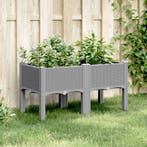 vidaXL Plantenbak met poten 80x40x42 cm polypropeen, Tuin en Terras, Verzenden, Nieuw, Kunststof