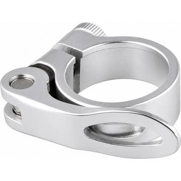 Mirage Zadelpenklem met snelspanner - 34.9mm - Zilver - L..., Fietsen en Brommers, Fietsonderdelen, Ophalen of Verzenden, Nieuw