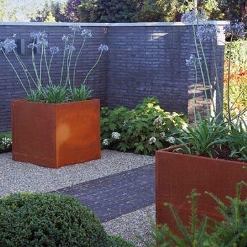 Plantenbak Cortenstaal 80x80x60 cm, Verzenden, Nieuw