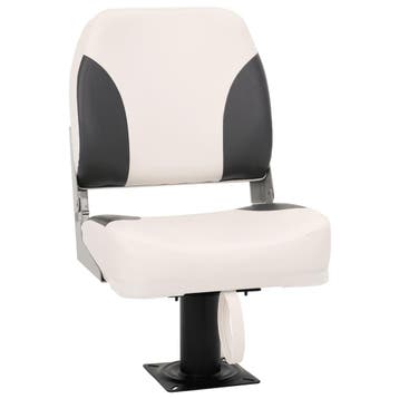 vidaXL Bootstoel 1 set inklapbaar lage rugleuning fixeerlus, Verzenden, Nieuw