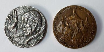 Vaticaan. Medal Argento + Bronzo 1969-1964 papa Paolo VI