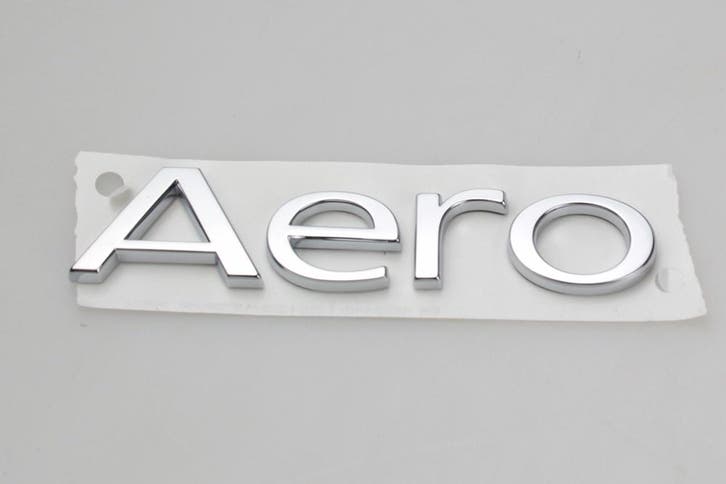 Embleem achterklep AERO Saab 9-3, 9-5, Auto-onderdelen, Interieur en Bekleding, Ophalen of Verzenden