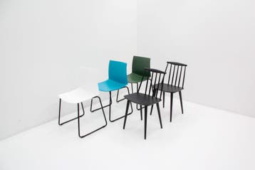 Kantinestoelen set, Ophalen of Verzenden, Gebruikt