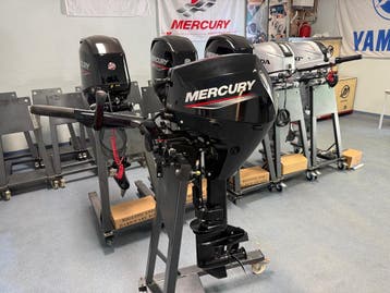 MERCURY 20 pk inj. motor met knuppelbesturing als nw. 2025, Ophalen, 10 tot 30 pk, Zo goed als nieuw, Viertaktmotor