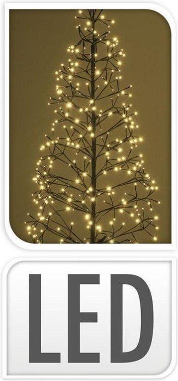 2dekans | Nampook LED Kerstboom – 180 cm – 400 Warm Witte, Ophalen of Verzenden, Zo goed als nieuw