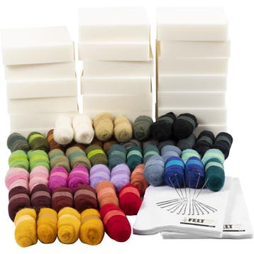 Creatief Leren Kit, beige, 1 set, Hobby en Vrije tijd, Nieuw