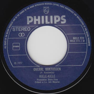 vinyl single 7 inch - Kiele-Kiele - Overal Kaktussen, Verzenden, Zo goed als nieuw, 7 inch, Pop