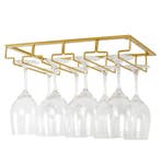 Ophangrek Wijnglazen - 12 glazen - Goud kleurig -, Huis en Inrichting, Woonaccessoires | Wijnrekken, Verzenden, Nieuw