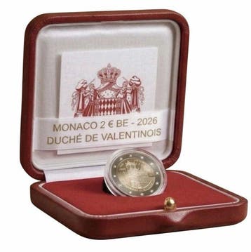 Monaco. 2 Euro 2026 Duche de Valentinois Proof