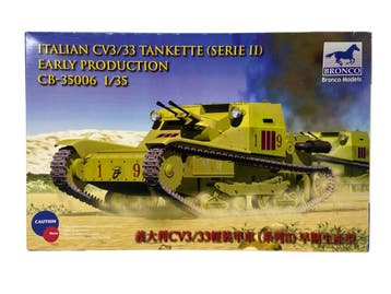 Italian CV3/33 Tankette (Serie II) Early Production, Verzenden, Nieuw