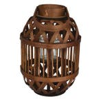Windlicht | Decoris | Ø 32 x 47 cm (Bamboe), Verzenden, Nieuw
