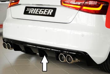 Rieger diffuser (GBL56787) | A3 (8V): 07.12-08.16 (tot Facel, Verzenden, Nieuw, Audi