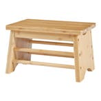 [en.casa] Opstapje Ryslinge 33x21,5x20 cm bamboe max 100 kg, Verzenden, Nieuw