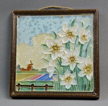 Tegel - Hollands landschap - De Porceleyne Fles, Delft -