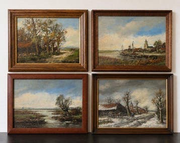 Hendrik Cornelis Kranenburg (1917-1997) - Complete Set van 4