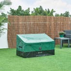 Tuin opbergbox Alanno 51/76x122x64 cm groen en zwart 387L ca, Verzenden, Nieuw