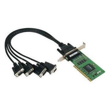 Bieden: Moxa Universal PCI serial interface board CP-104UL, Ophalen of Verzenden, Nieuw, Kabel of Apparatuur