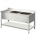 RVS Spoeltafel met 2 Bakken Rechts | 3 Afmetingen, Verzenden, Nieuw in verpakking