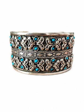 Vintage armband - Zilver - Turkmenistan