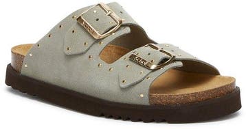 Scholl Sandalen Beatriz Suede Vrouwen - Sage Maat 38 (Mode), Verzenden, Nieuw