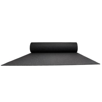 Sportvloer - Rol van 12,5 m2 - Dikte 6 mm - Zwart /, Verzenden, Nieuw