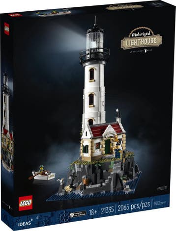 LEGO Ideas Gemotoriseerde vuurtoren met Lichtjes,, Verzenden, Nieuw