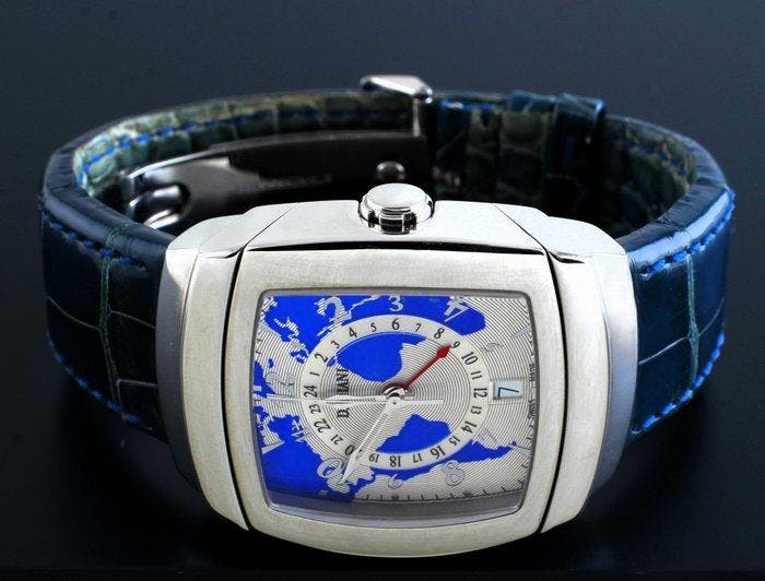 Damiani - Ego Oversize GMT - World Time - Automatic, Sieraden, Tassen en Uiterlijk, Horloges | Heren
