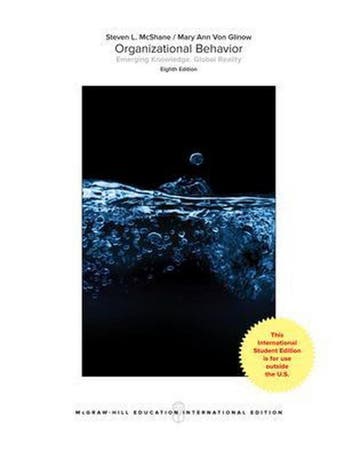 Organizational Behavior edition 8 - Mcshane 9781259921704, Verzenden, Gelezen, Mcshane
