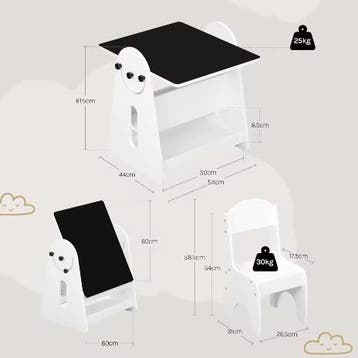 Kindertafel met 2 Stoelen – Multifunctionele Schildertafel, Verzenden, Nieuw