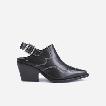 Bronx - maat 42 - Next-low-kole Dames Slingback - Zwart, Verzenden, Nieuw