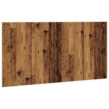 Bed Hoofdeinde 160cm - Bewerkt Hout - Tweedekansje OP=OP, Bruin, Klassiek, Tweepersoons, Ophalen of Verzenden