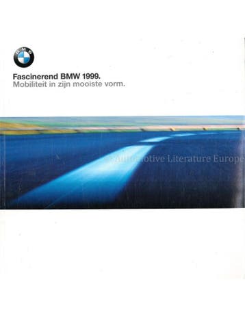 1999 BMW PROGRAMMA BROCHURE NEDERLANDS, Nieuw, BMW, Author