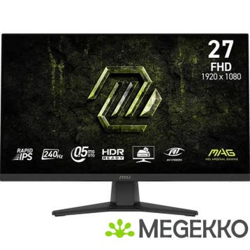MSI MAG 272F X24 27  Full HD 240Hz IPS Gaming Monitor, Computers en Software, Monitoren, Verzenden, Nieuw, MSI