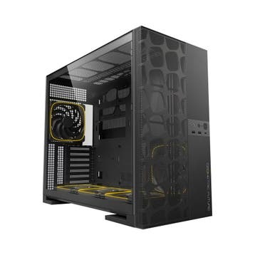 Geometric Future Model 5 Vent (5FAN) Zwart MidTower Behuizi, Verzenden, Nieuw