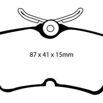 EBC 13+ Ford Fiesta 1.6 Turbo ST Redstuff Rear Brake Pads, Ophalen of Verzenden, Nieuw