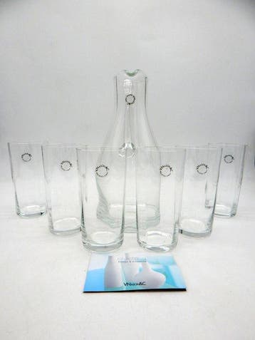 V.Nason&Co. - Drinkset - Muranoglas - Set van zes glazen met, Antiek en Kunst