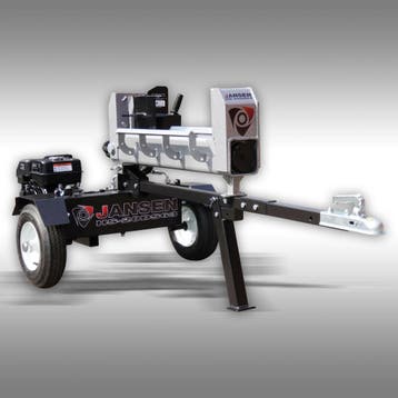 Houtklover JANSEN® HS-20DS63, 20 t, 60 cm, benzine, dubbel, Benzine, Jansen, Liggend, Nieuw