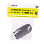 Benson Stekker met randaarde - IP44 - robuust rubber - zw..., Ophalen of Verzenden, Nieuw