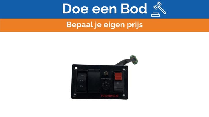 Bieden: Yanmar SUB engine control panel, Watersport en Boten, Bootonderdelen, Motor en Techniek, Nieuw, Zeilboot of Motorboot