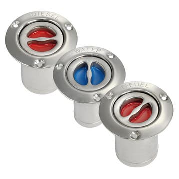 Osculati Dekvuldop Flush Mount RVS-Dekvuldop Fuel – 50mm, Watersport en Boten, Ophalen of Verzenden, Nieuw