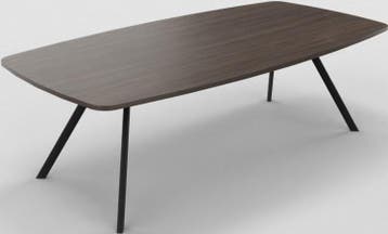 Bridge vergadertafel, tonvorm, 200x80/100 cm, Vergader- of Presentatieruimte, Ophalen of Verzenden, Nieuw in verpakking, Tafel