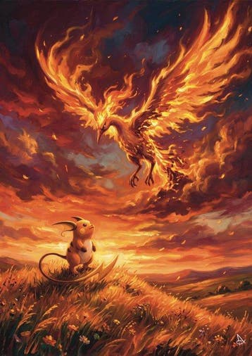 ANDSAL MCMXCI - The Legendary Flame - Raichu and Moltres, Nieuw