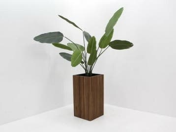 Plantenbak - 80x42,5x42,5(hxbxd) - gemaakt van gerecycled, Werkplek, Ophalen of Verzenden, Nieuw in verpakking, Overige typen