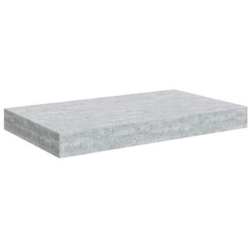 Boekenplank zwevend mdf grijs - retourdeal 32% korting, Huis en Inrichting, Woonaccessoires | Wandplanken en Boekenplanken, Ophalen of Verzenden