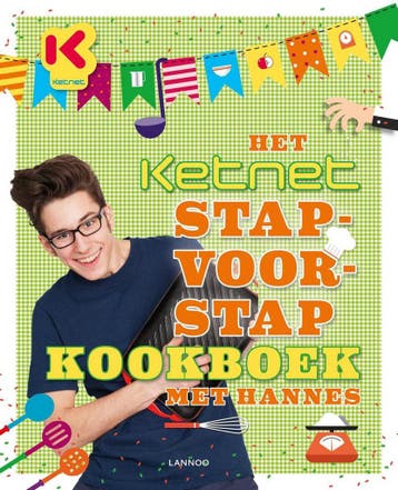 Het Ketnet stap-voor-stap kookboek met Hannes 9789401424752, Verzenden, Zo goed als nieuw, Hannes Deryckere