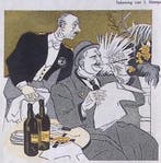 Spotprent Franse politicus weet niet waar de hoofdstad va..., Verzenden