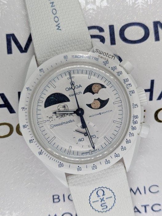 Swatch - MISSION TO EARTHPHASE - MOONSHINE GOLD fiocco di, Sieraden, Tassen en Uiterlijk, Horloges | Heren