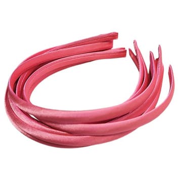 Fako Fashion - Diadeem - Satijn - 10mm - Donkerroze - 10, Sieraden, Tassen en Uiterlijk, Verzenden, Nieuw