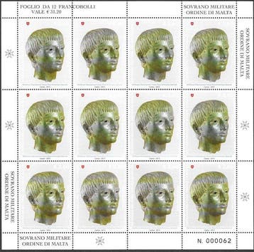 Orde van Malta 2013 - 20 bladzijdes van de Soevereine Orde, Gestempeld